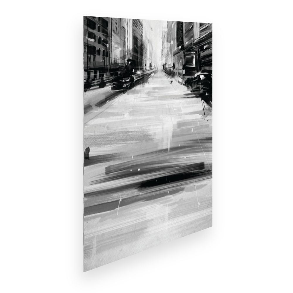 Affiche Rue urbaine dynamique