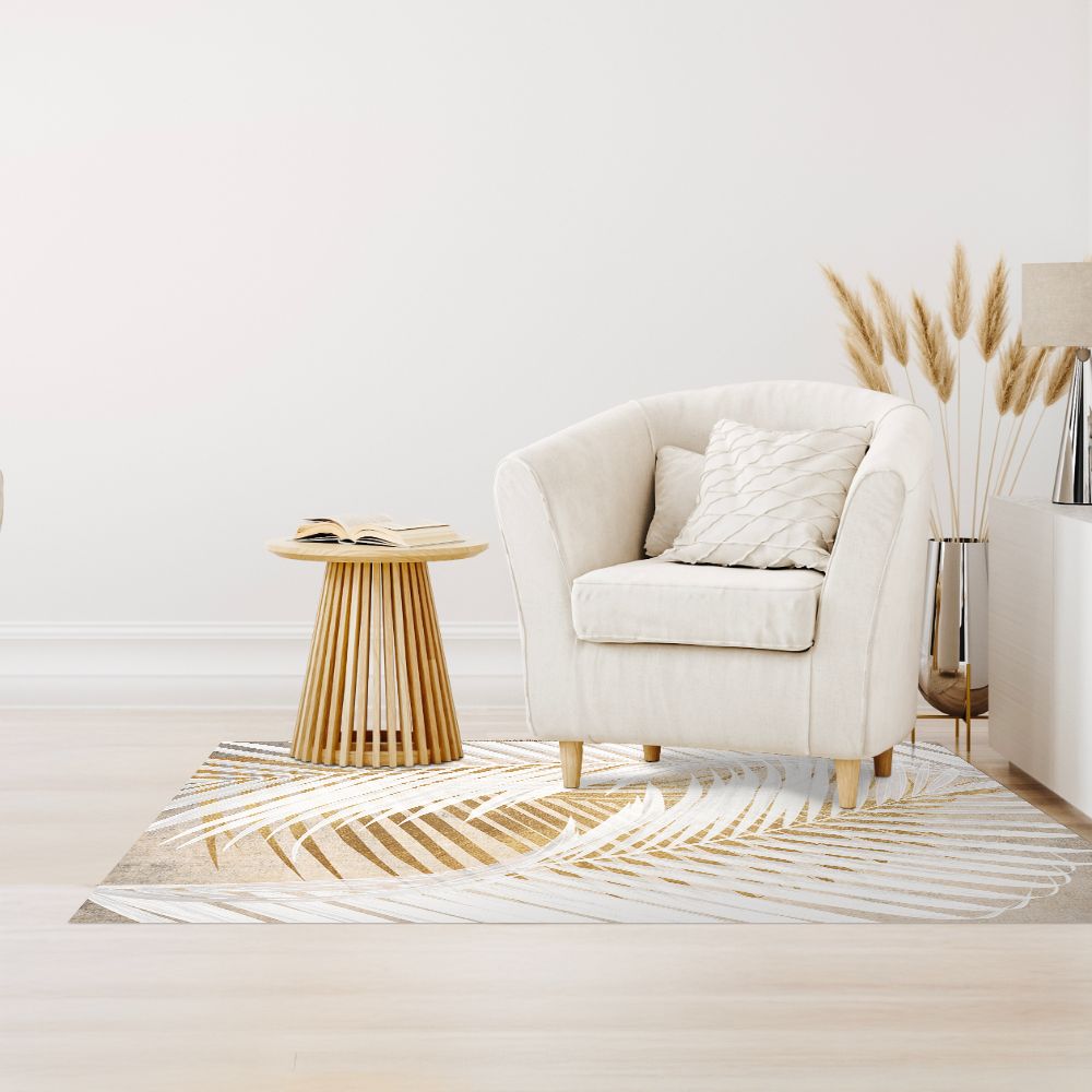 Tapis n°143 Feuilles tropicales élégantes