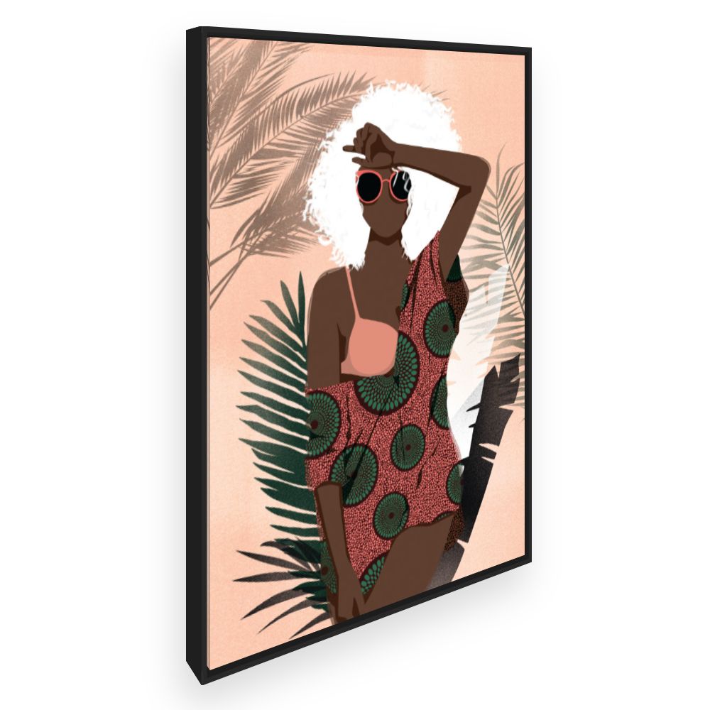 Toile Élégance tropicale