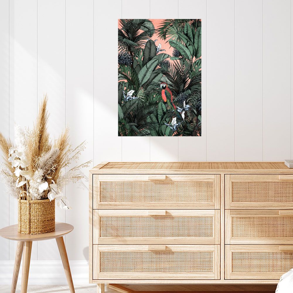 Affiche Perroquet exotique