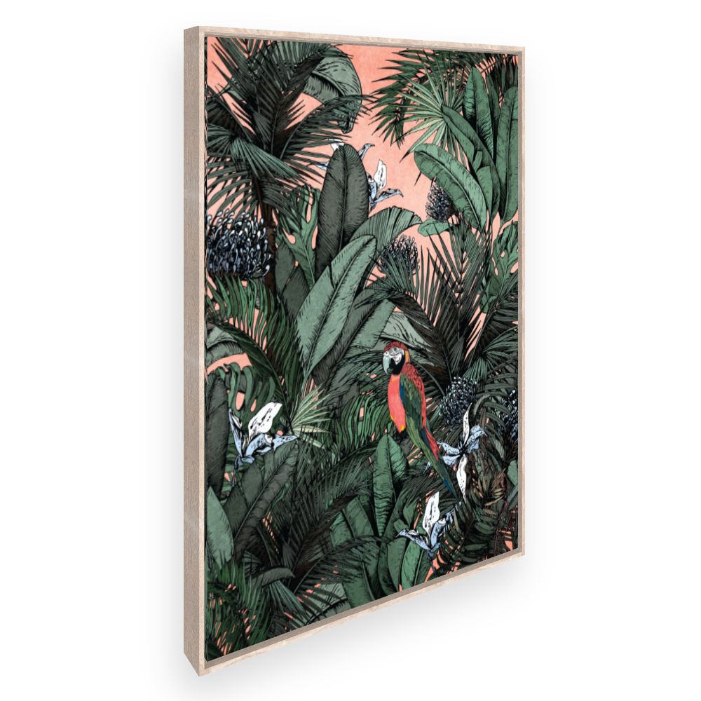 Toile Jungle exotique