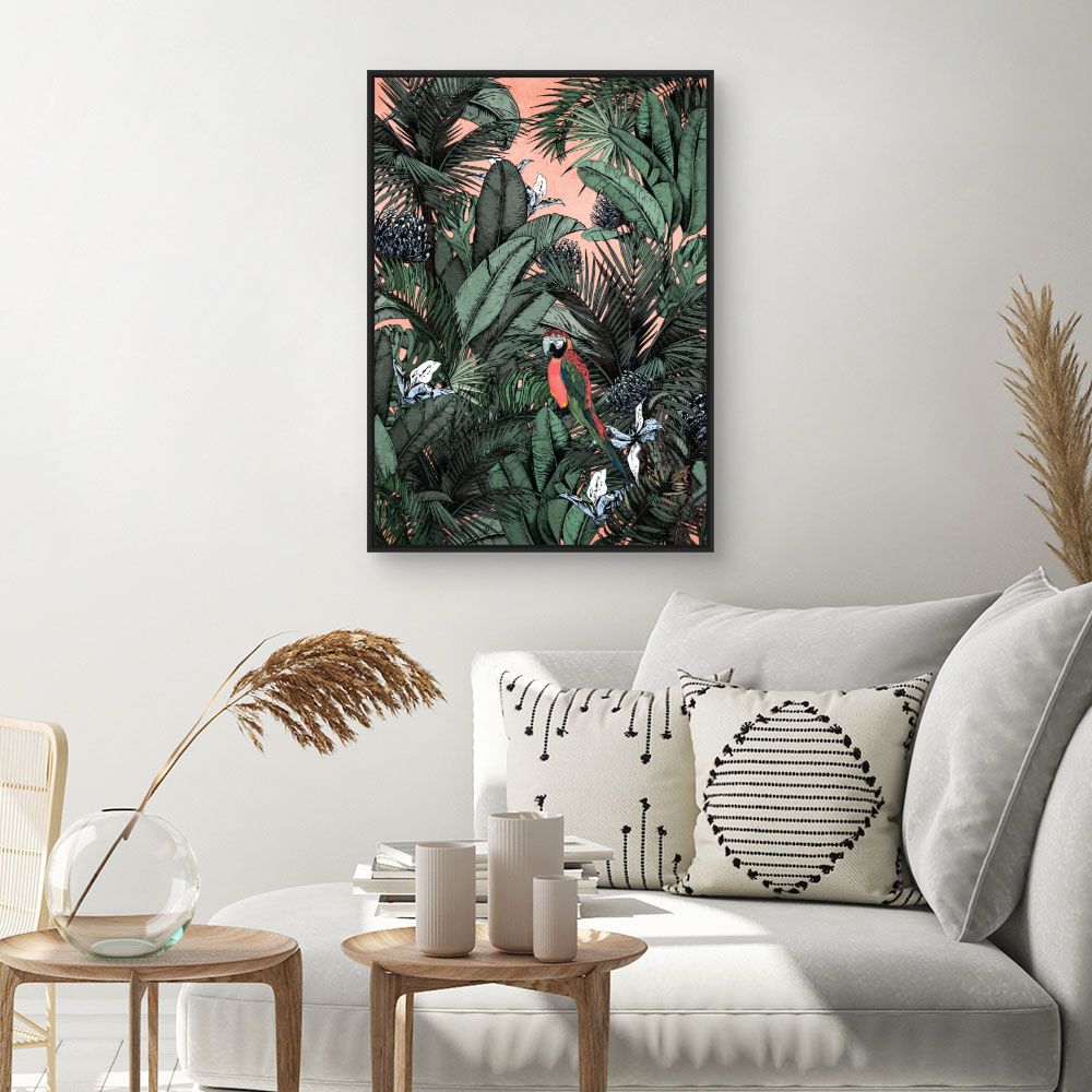 Tableau Jungle exotique