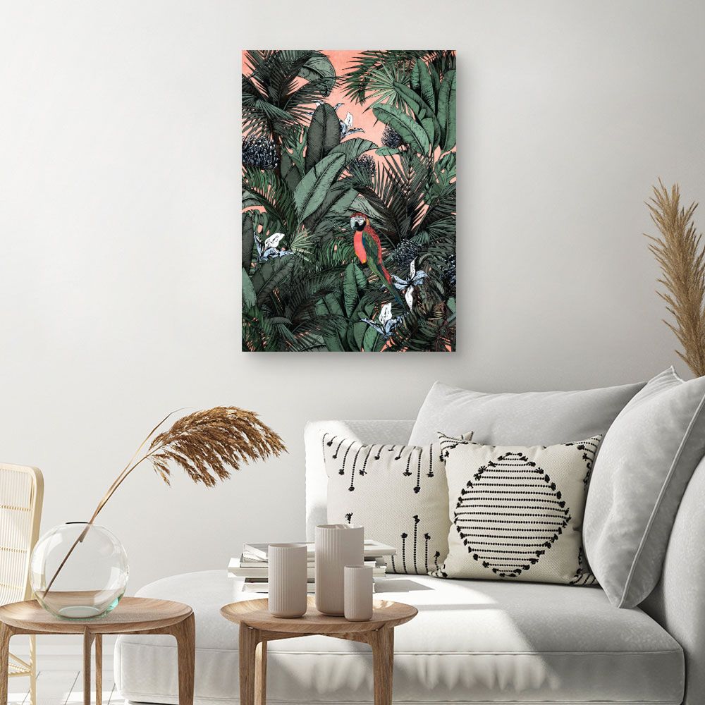 Tableau Jungle exotique