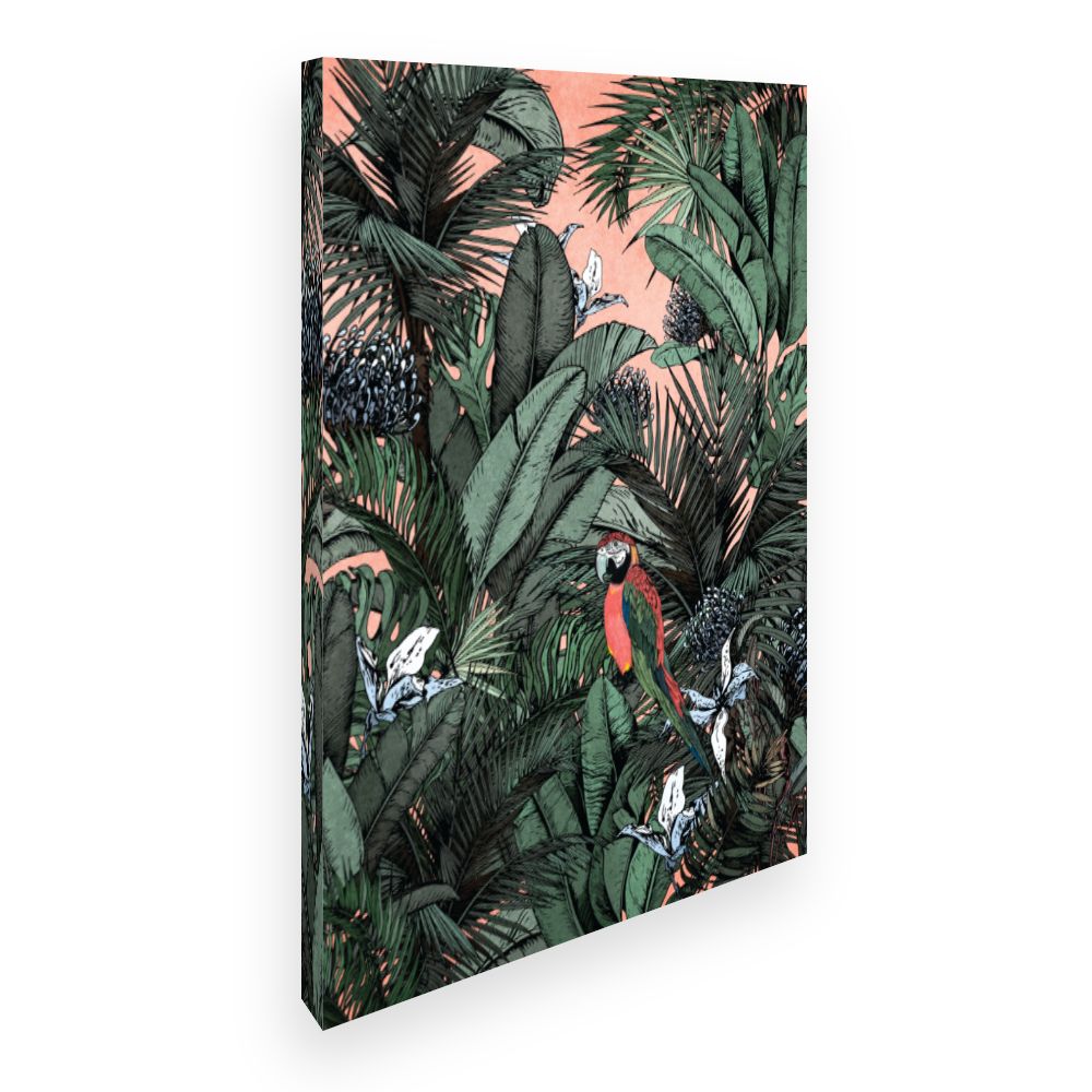 Toile Jungle exotique