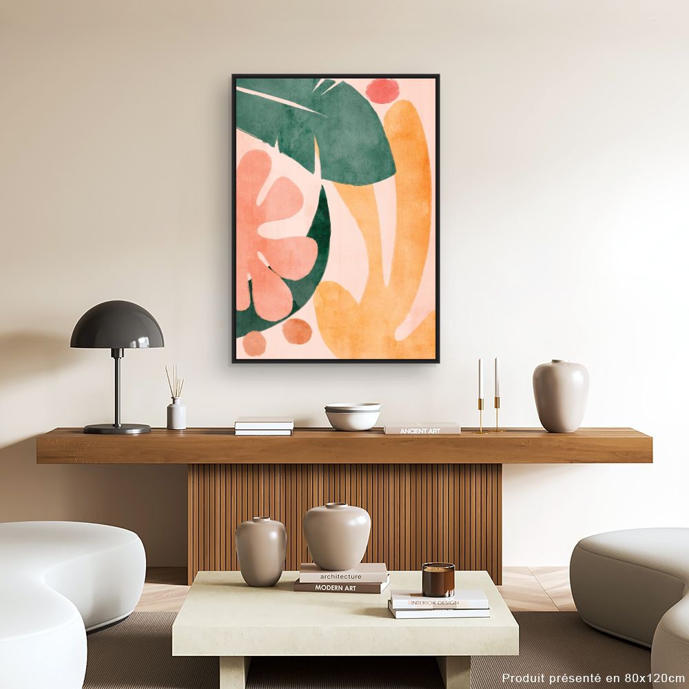 Tableau Formes abstraites colorées