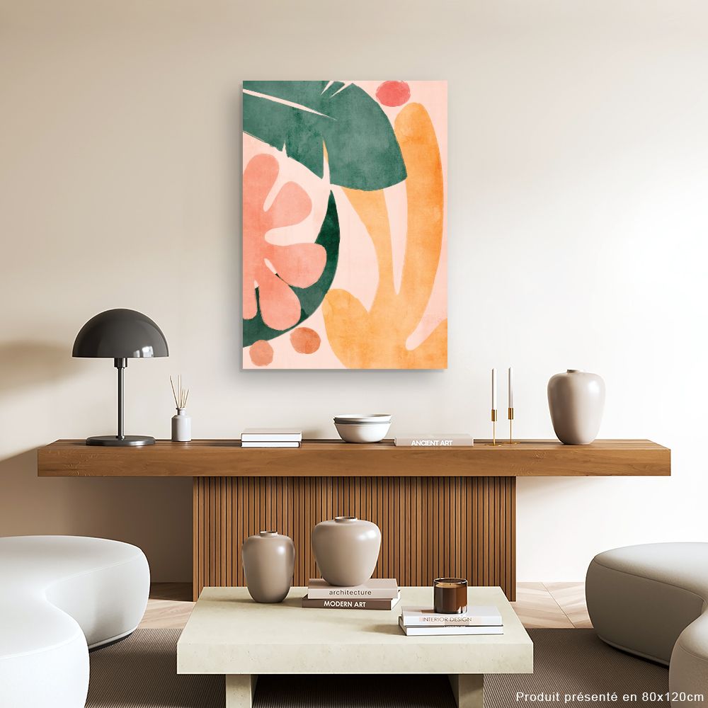 Tableau Formes abstraites colorées