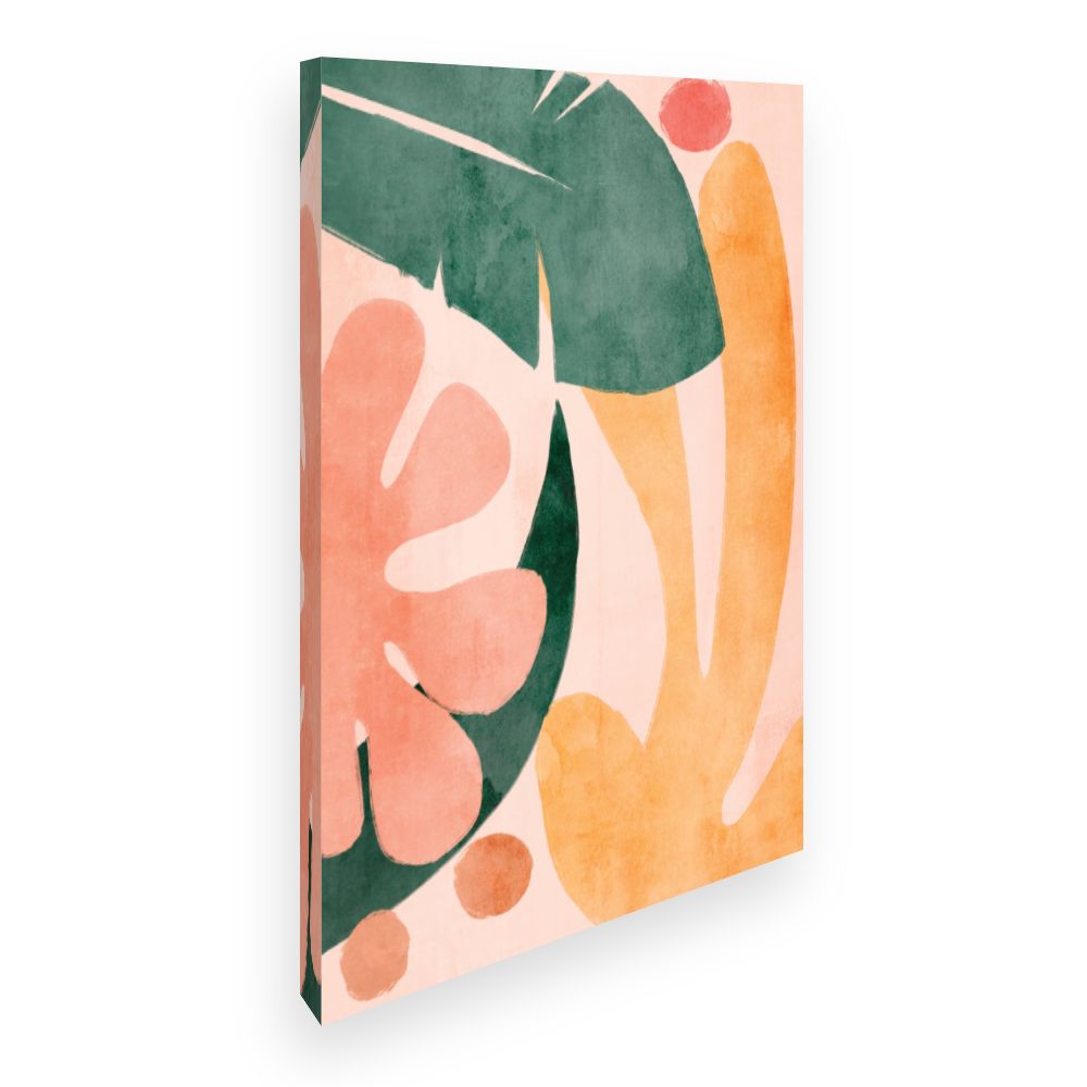 Toile Formes abstraites colorées