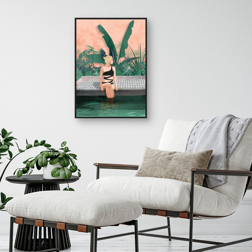 Tableau Moment détente exotique