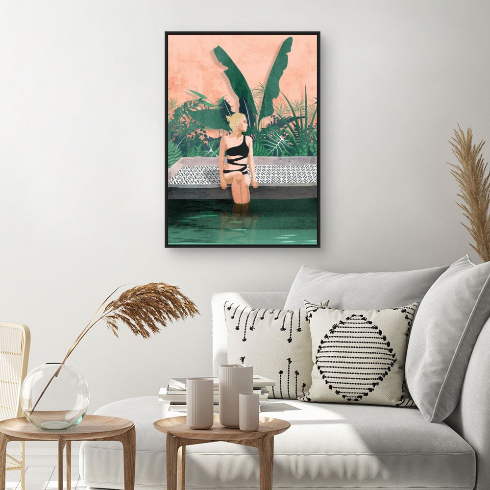 Tableau Moment détente exotique