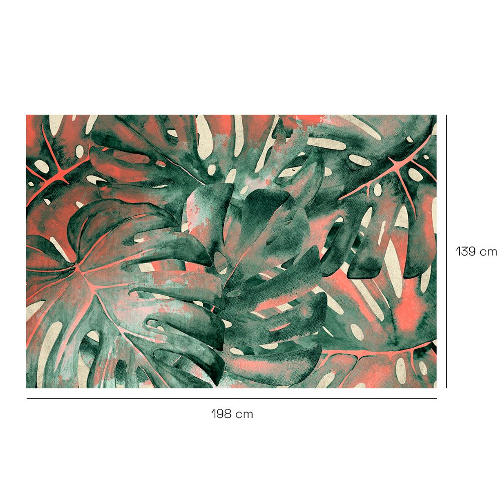 Tapis n°145 Feuillage exotique vibrant