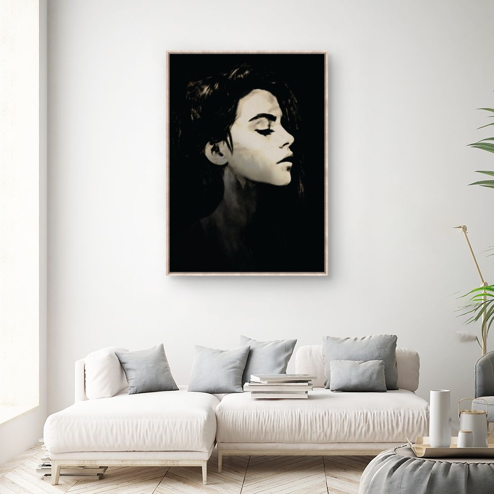 Tableau Profil élégant féminin