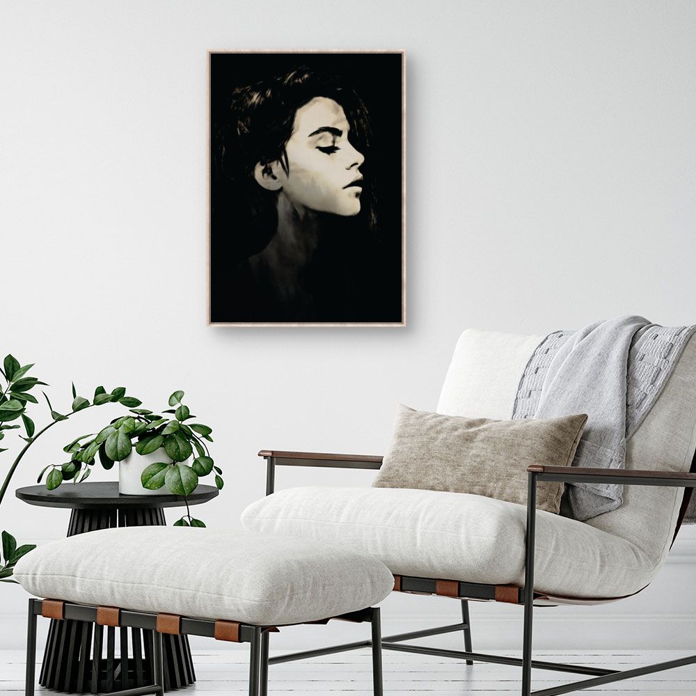 Tableau Profil élégant féminin