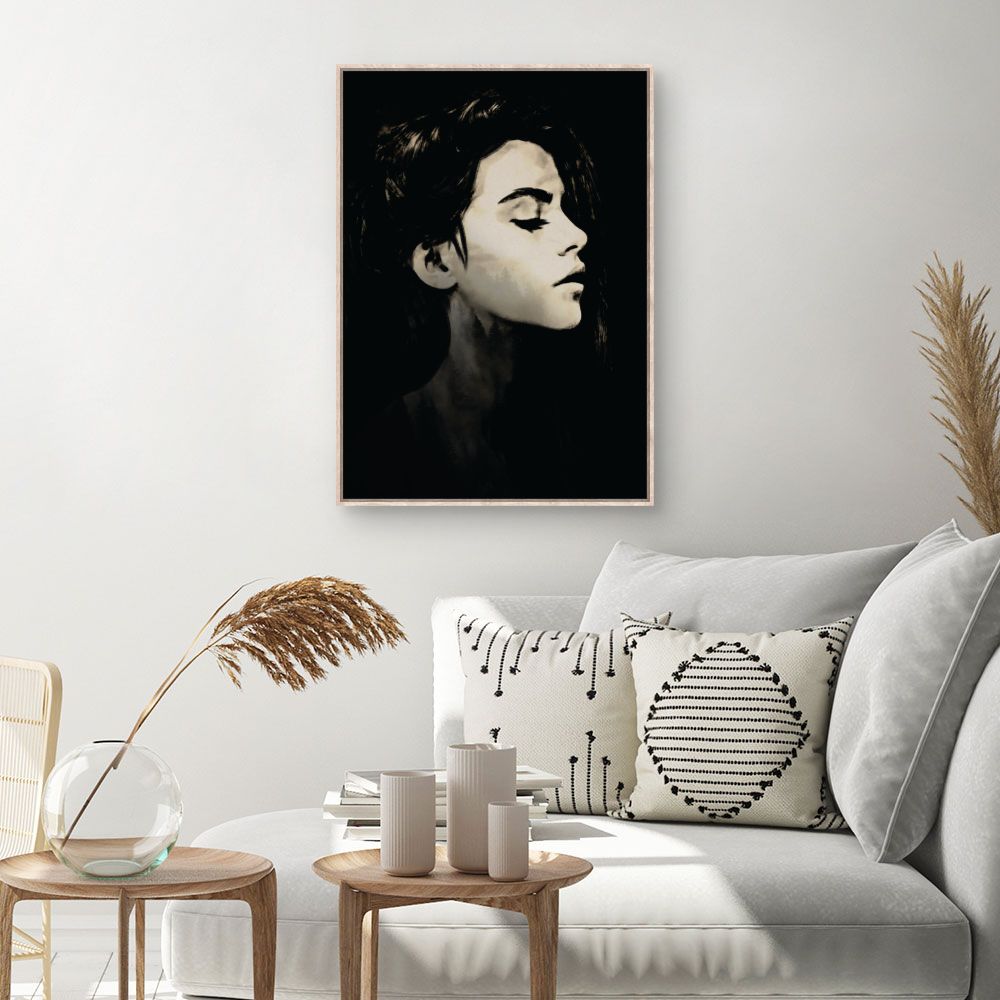 Tableau Profil élégant féminin