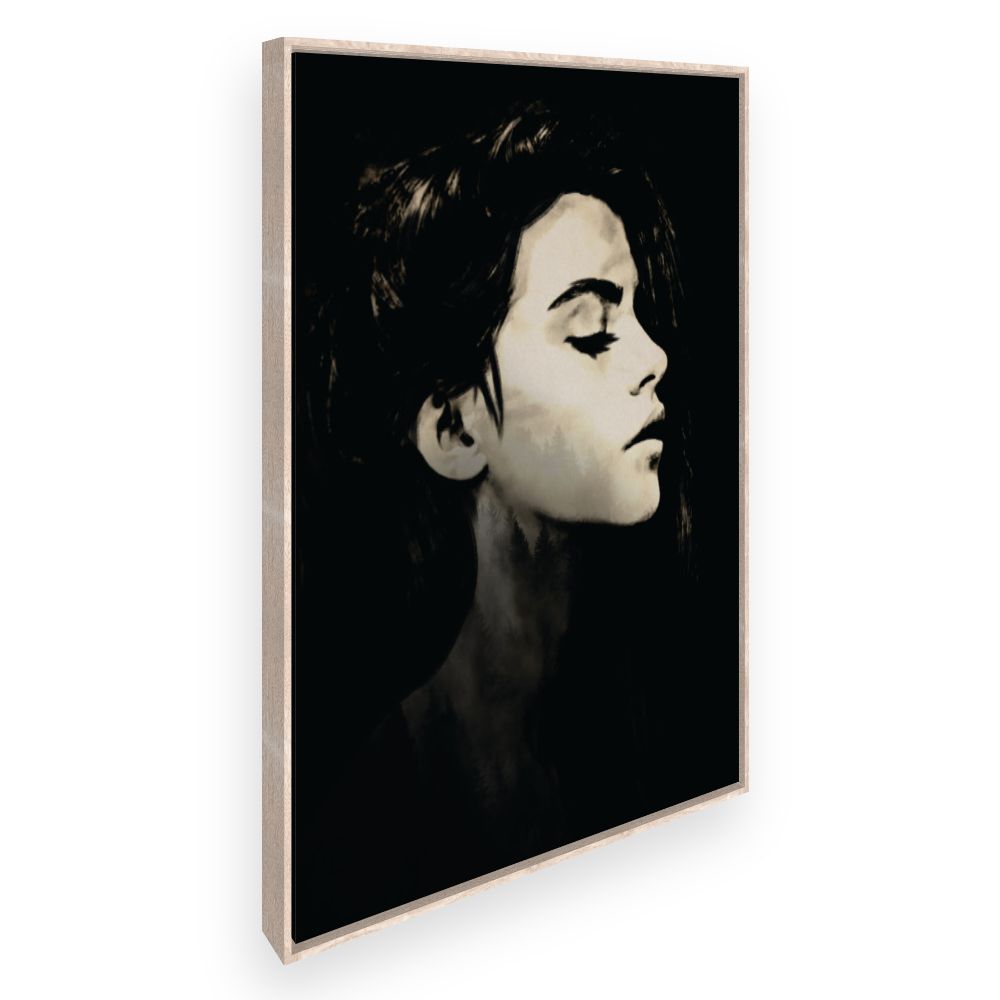 Toile Profil élégant féminin