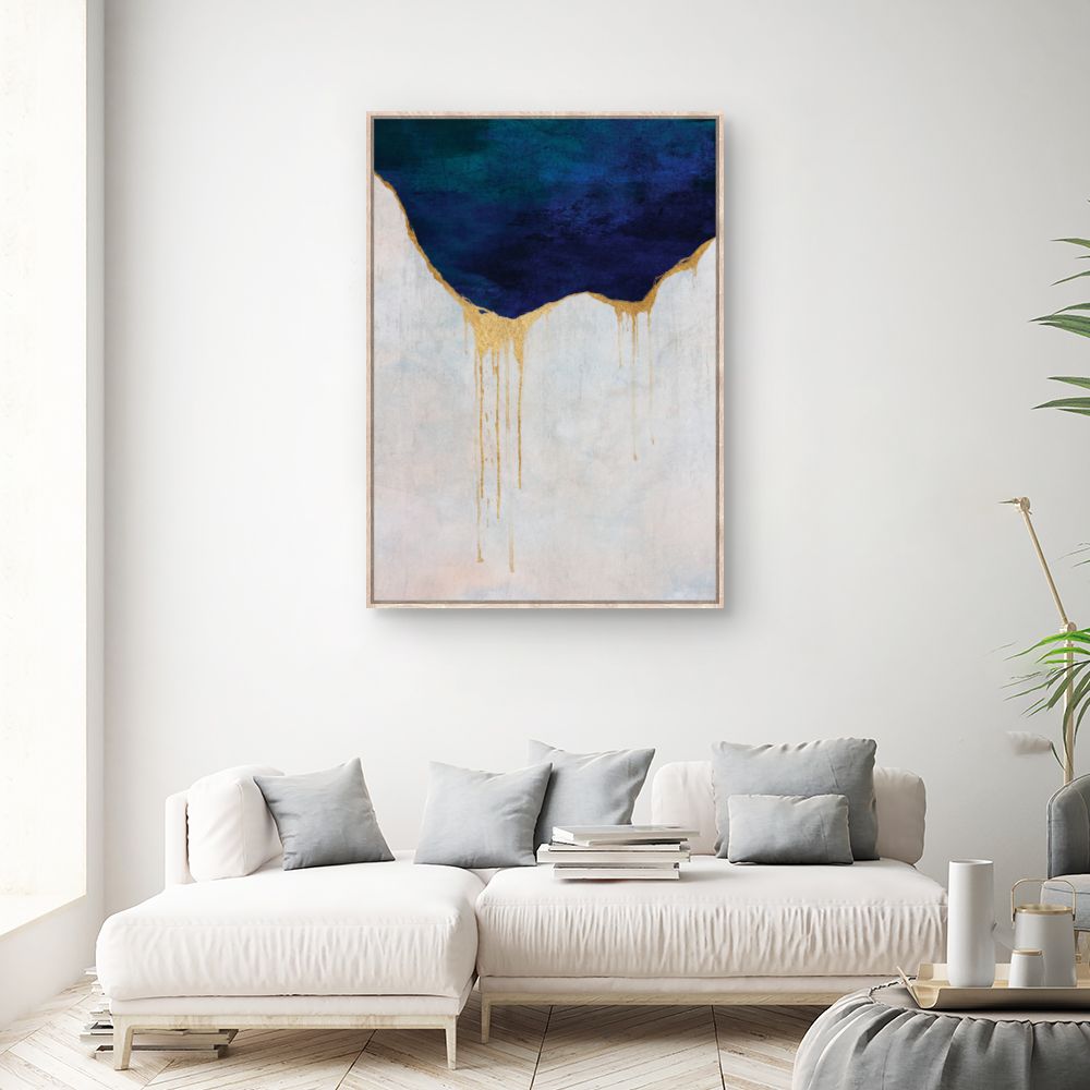 Tableau Éclat doré abstrait