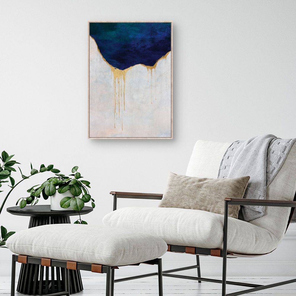 Tableau Éclat doré abstrait