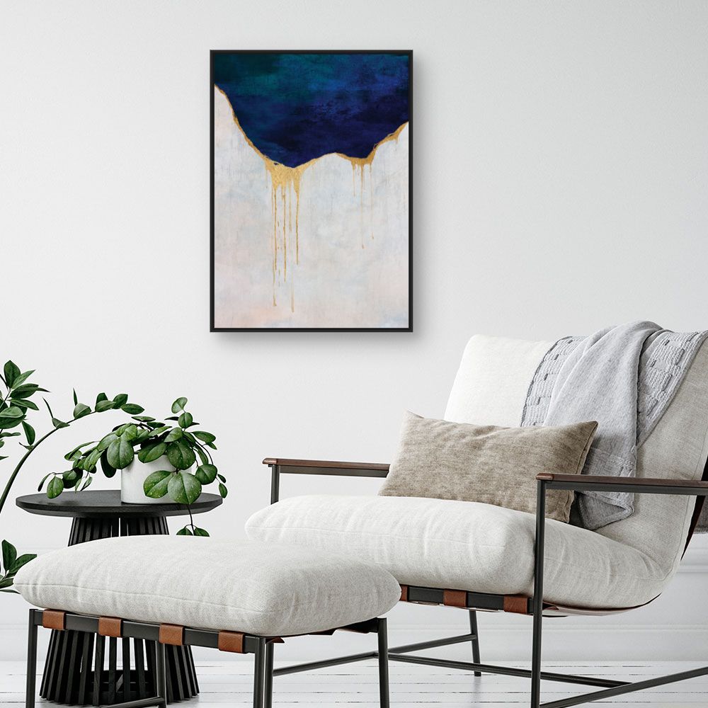 Tableau Éclat doré abstrait