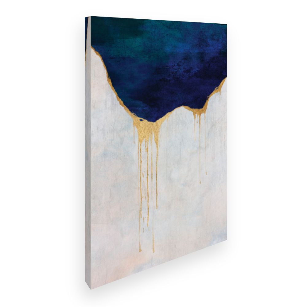 Toile Éclat doré abstrait