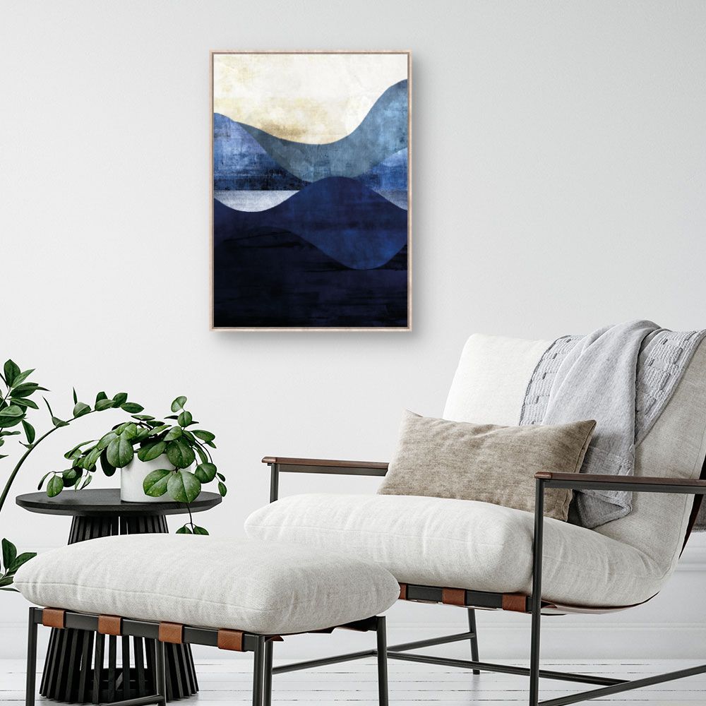 Tableau Vagues abstraites