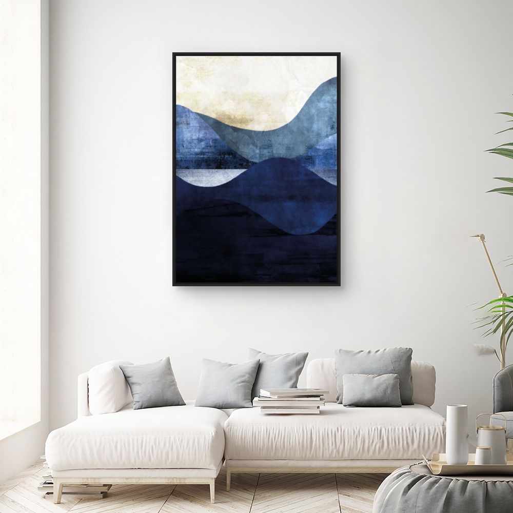 Tableau Vagues abstraites