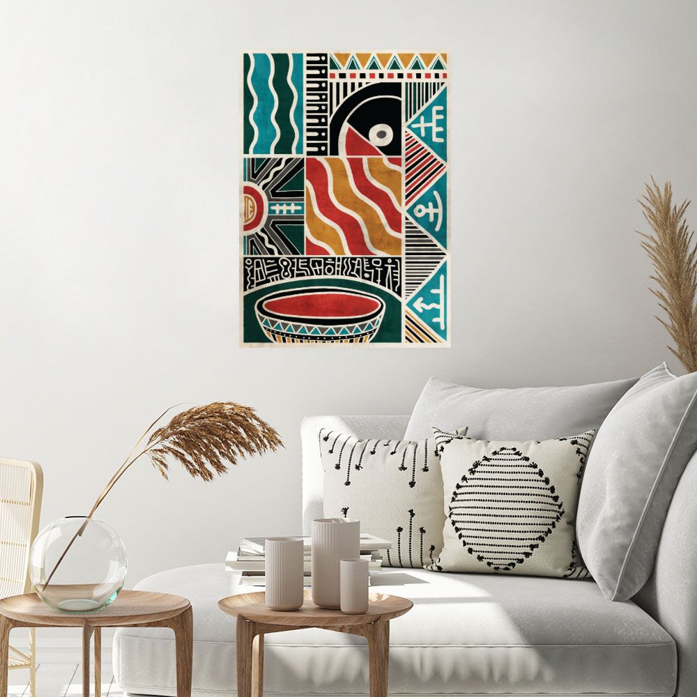 Affiche Motifs ethniques captivants