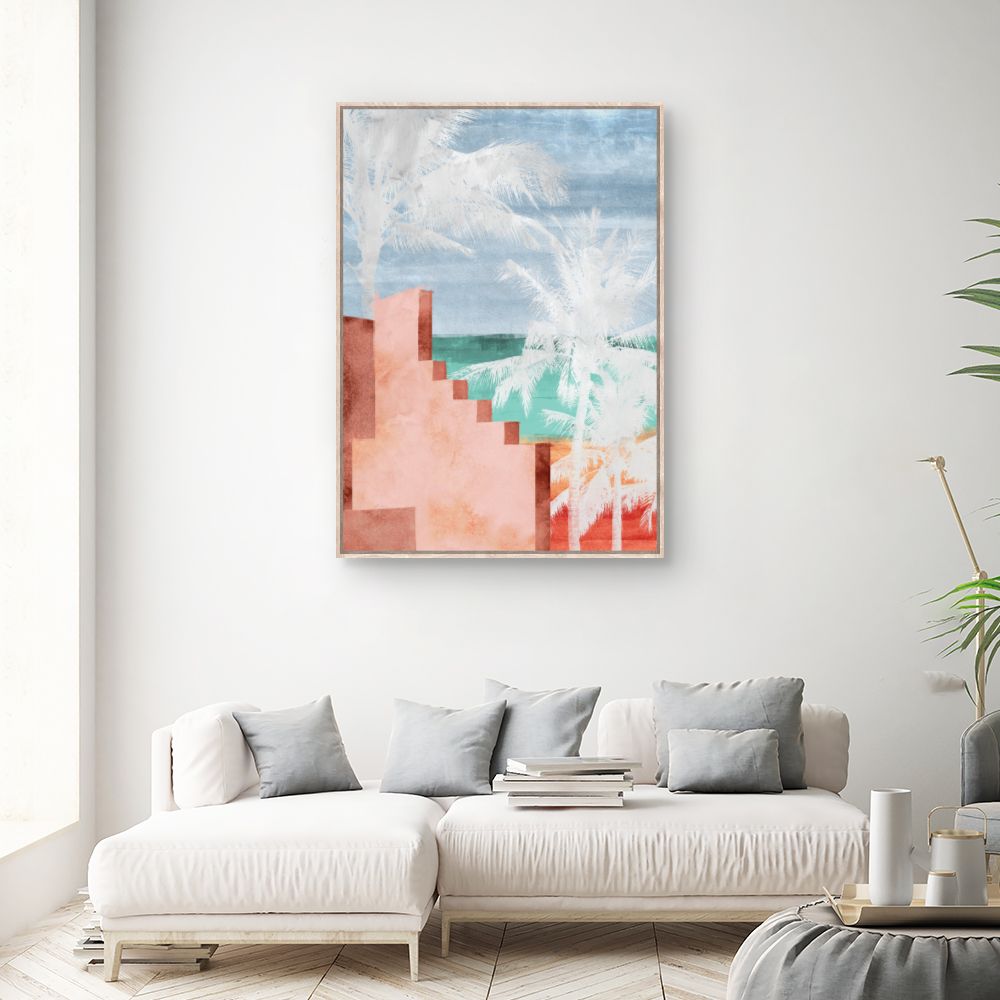 Tableau Paysage tropical estival