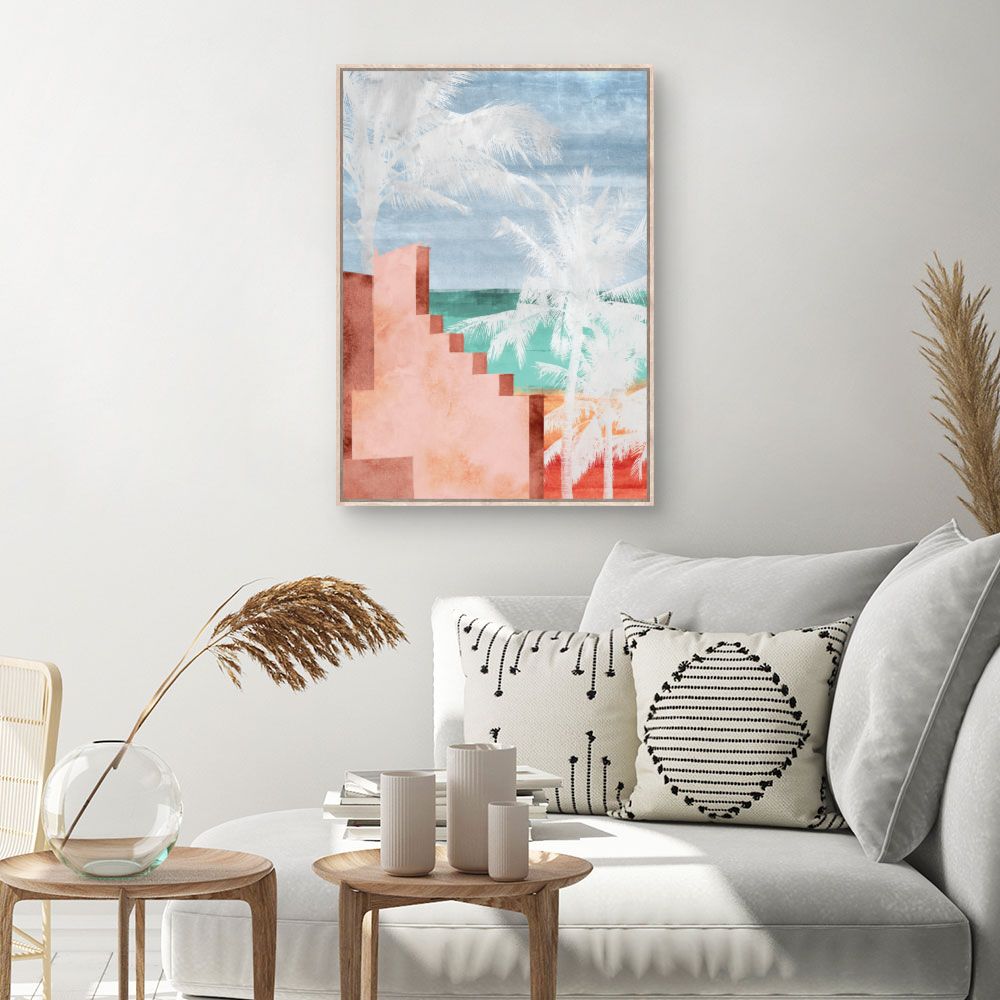 Tableau Paysage tropical estival