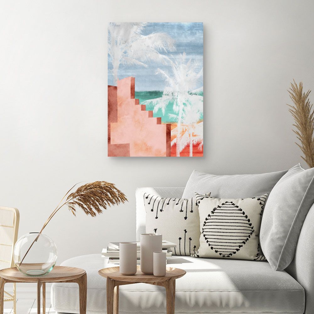 Tableau Paysage tropical estival