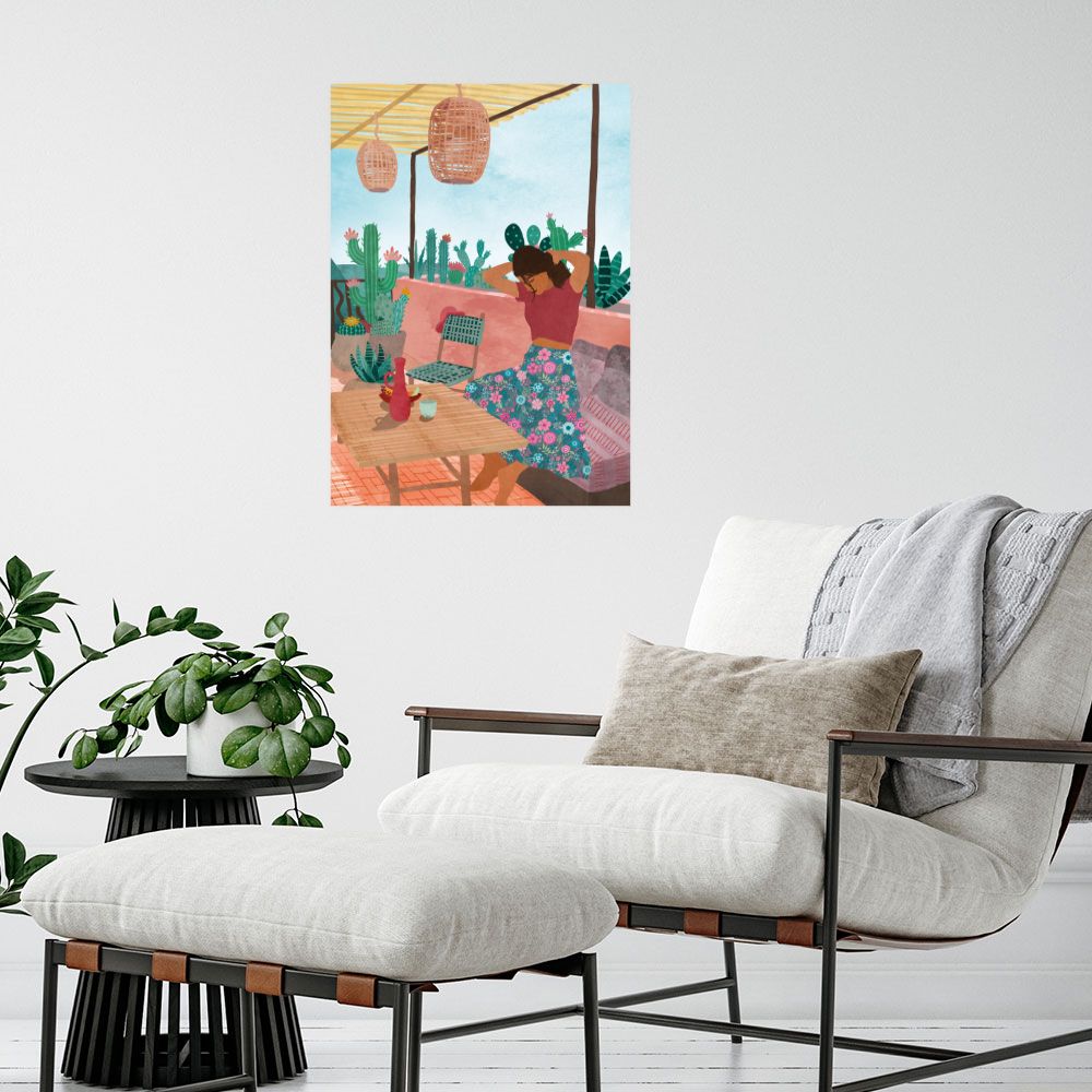 Affiche Terrasse ensoleillée