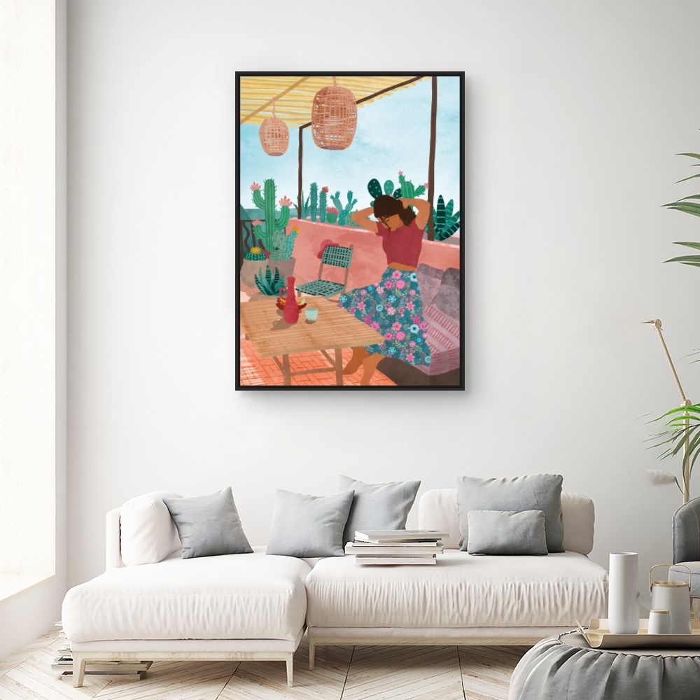 Tableau Terrasse ensoleillée