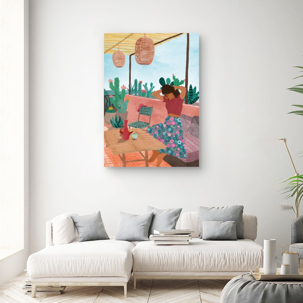 Tableau Terrasse ensoleillée