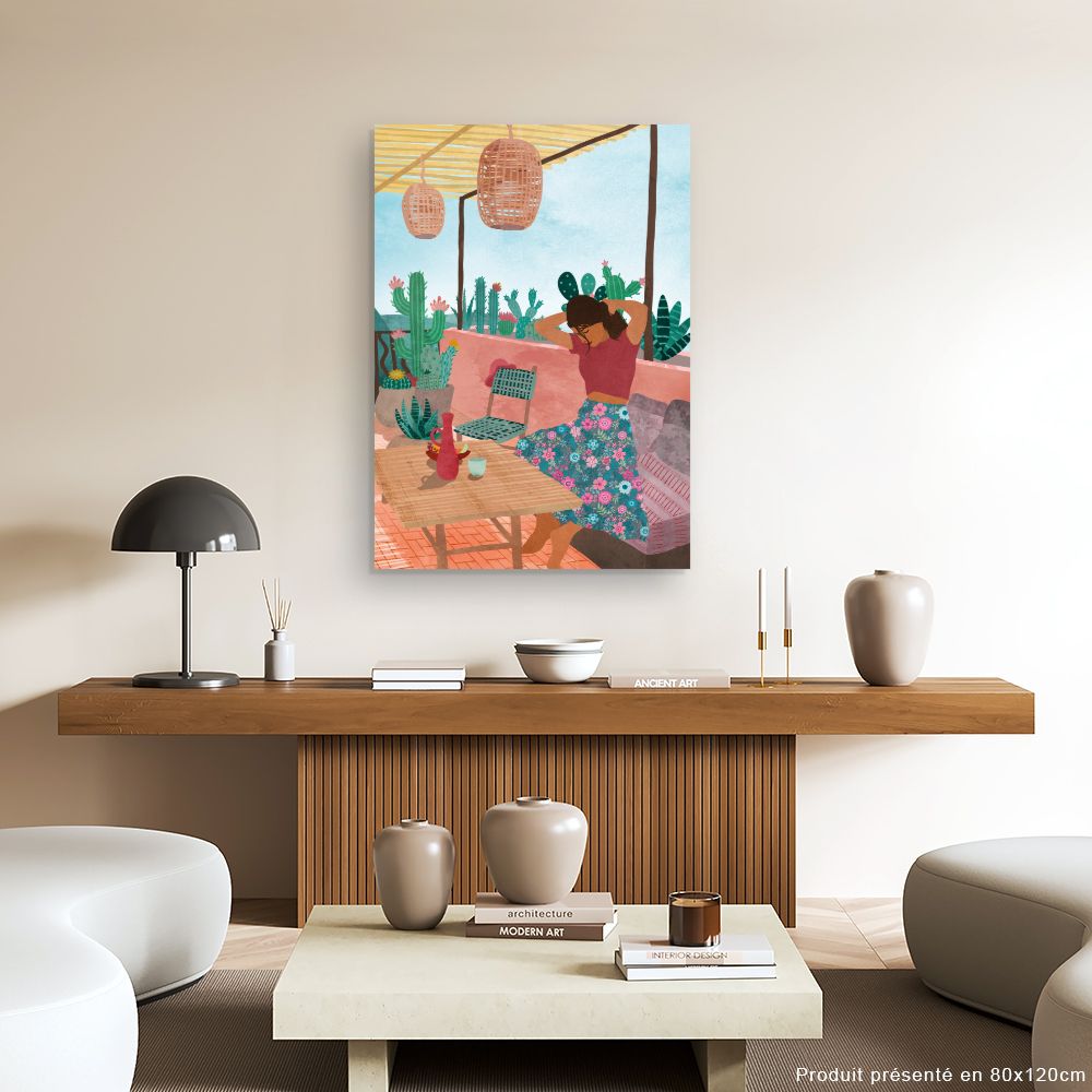 Tableau Terrasse ensoleillée