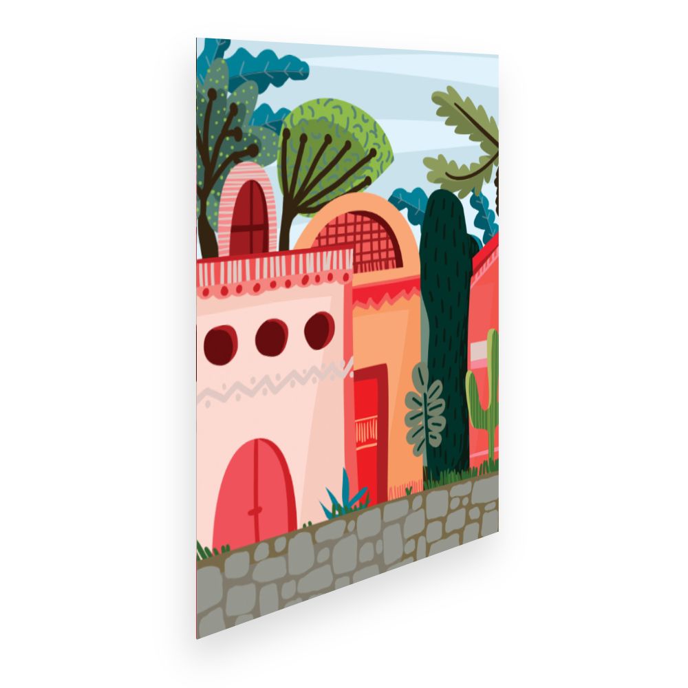 Affiche Maisons exotiques