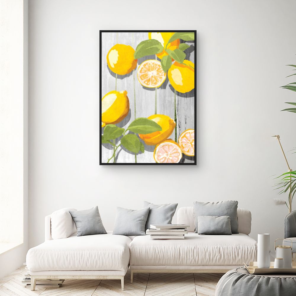 Toile Citrons ensoleillés