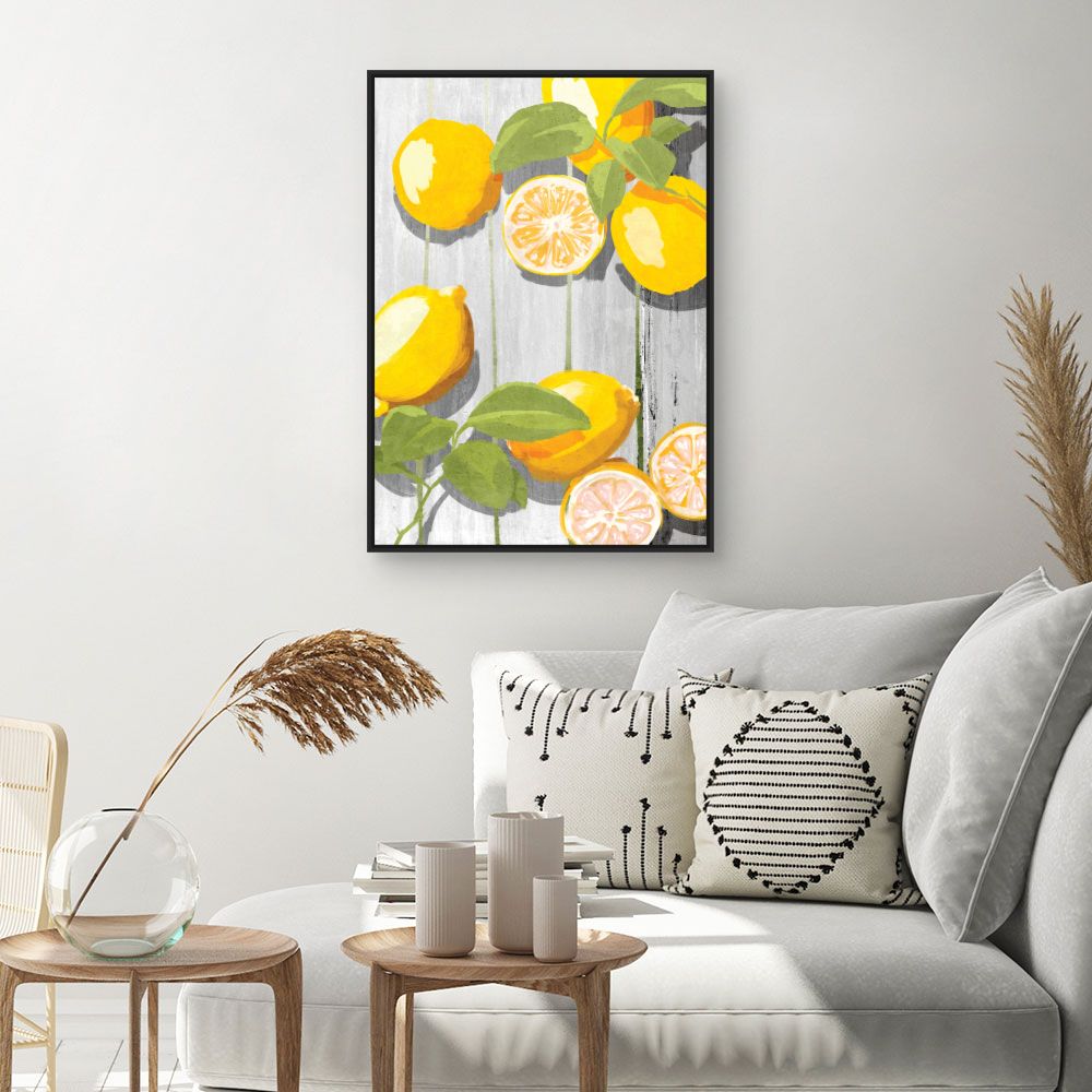 Toile Citrons ensoleillés