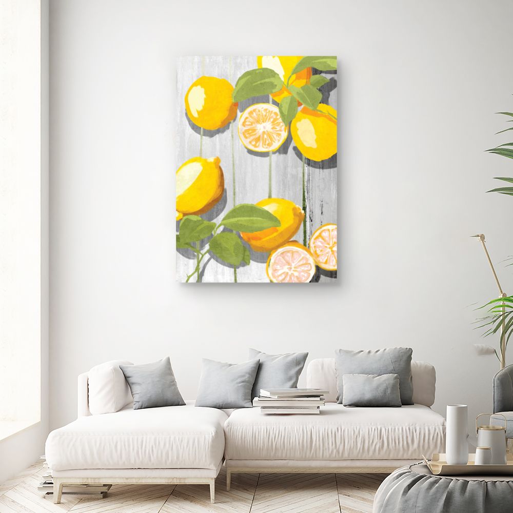 Toile Citrons ensoleillés