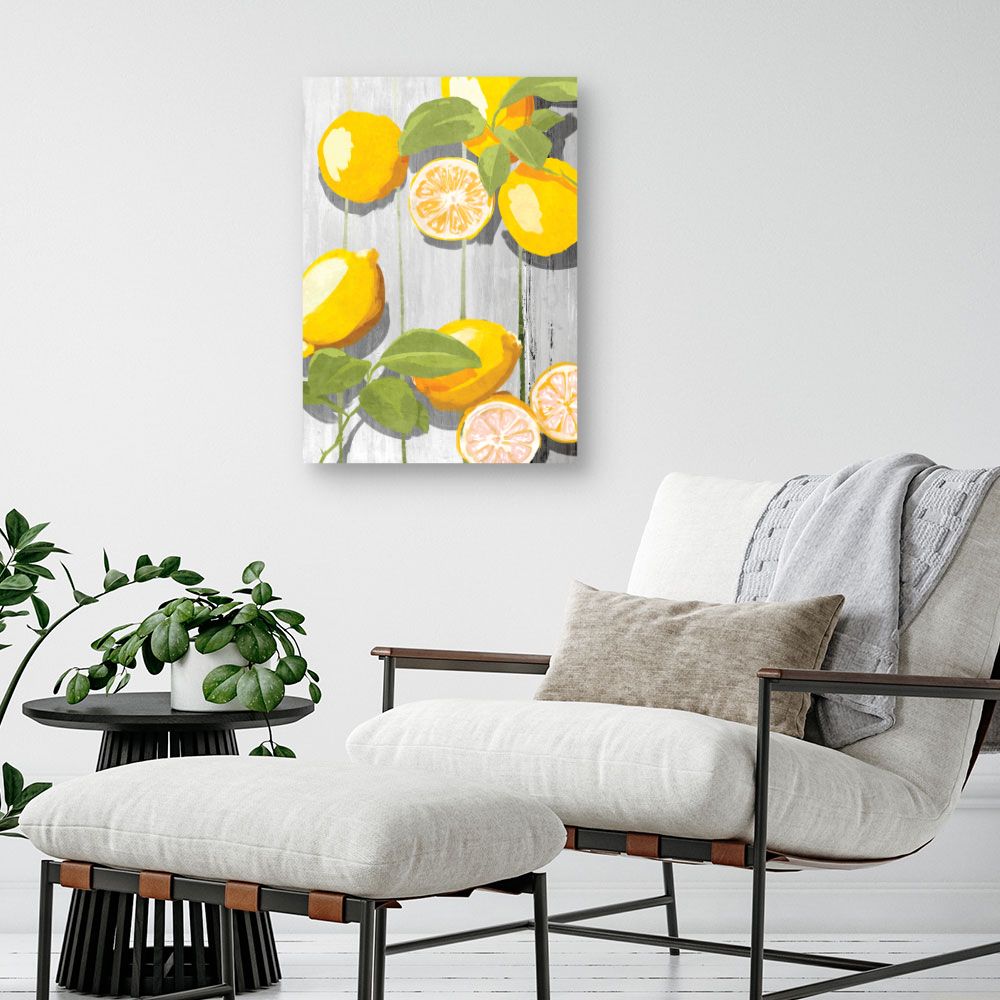 Toile Citrons ensoleillés