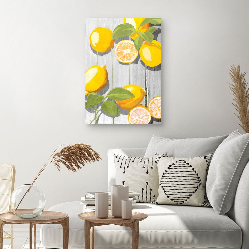Toile Citrons ensoleillés