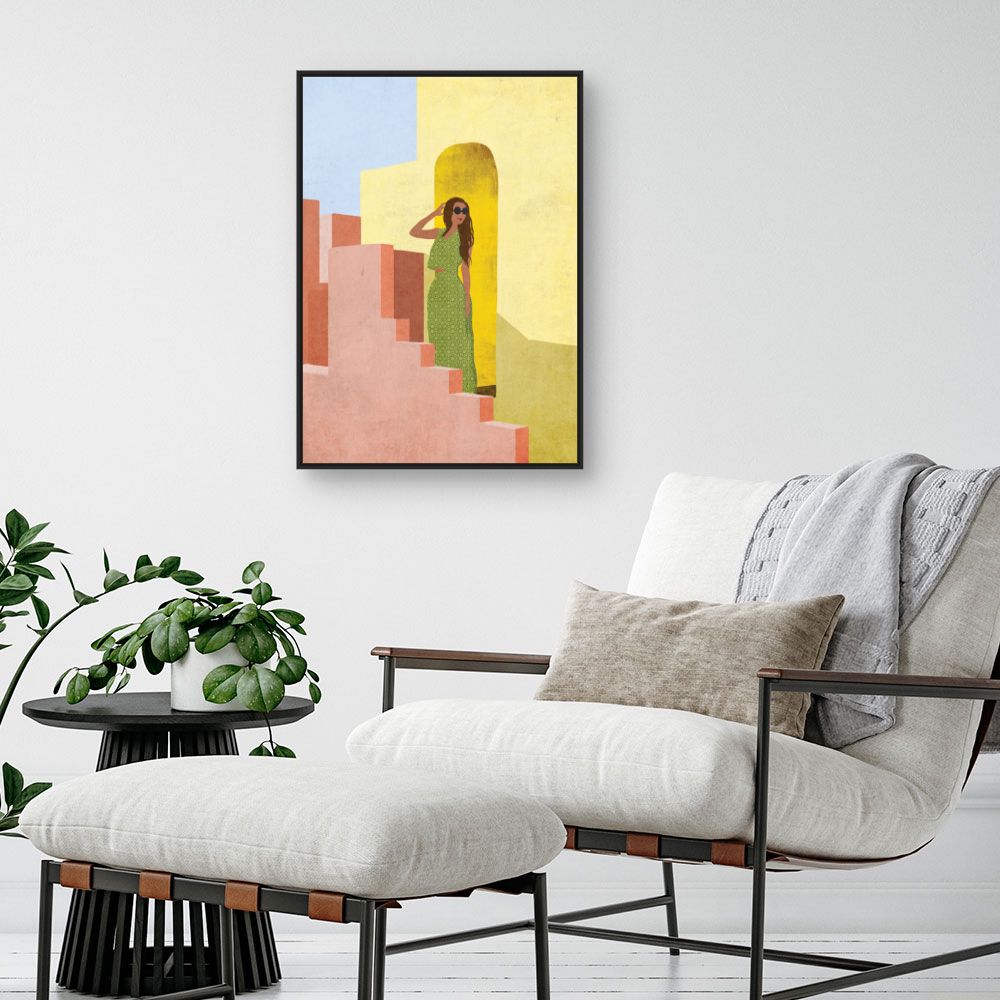 Tableau Escalier ensoleillé