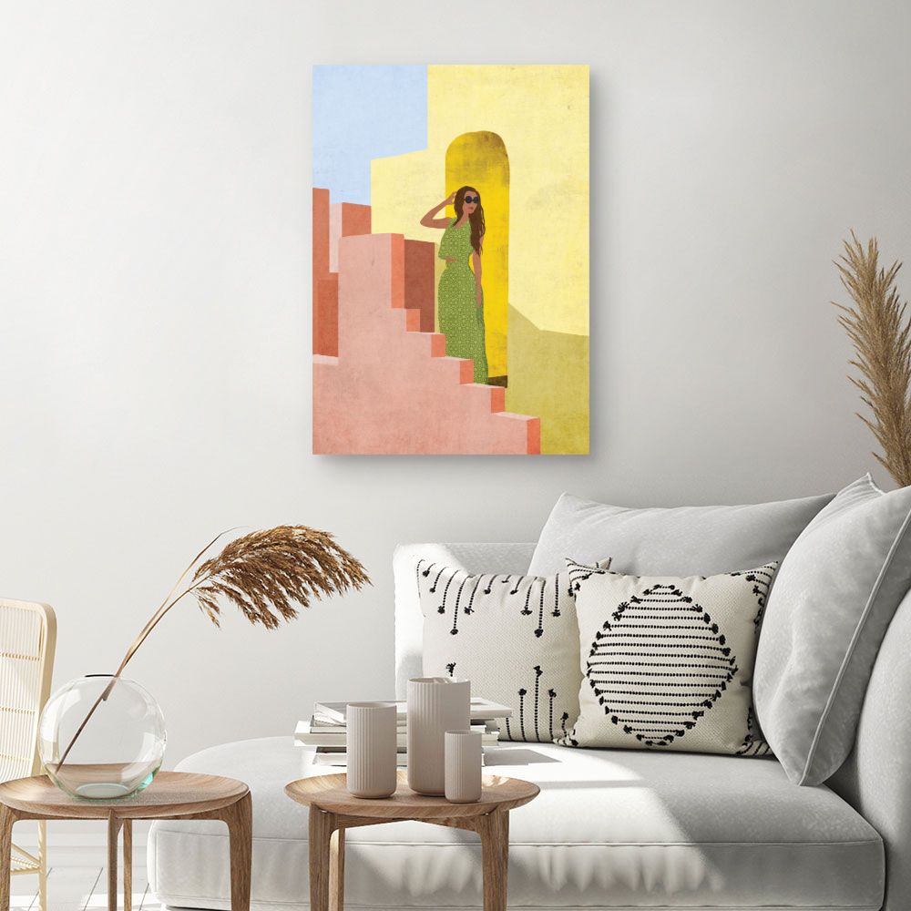 Tableau Escalier ensoleillé