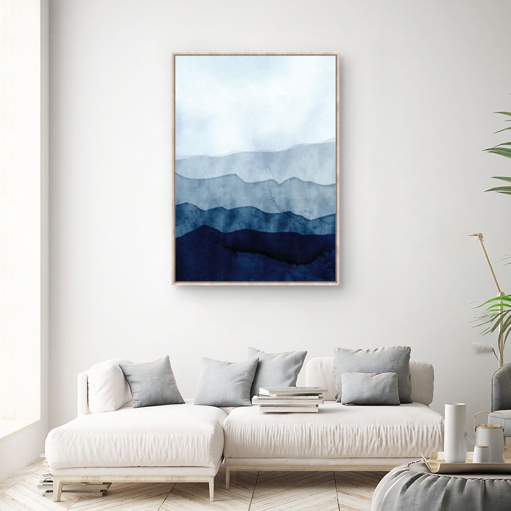 Tableau Vagues aquarelle