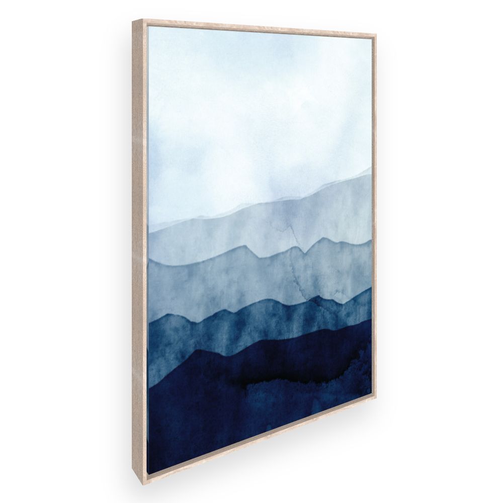 Toile Vagues aquarelle