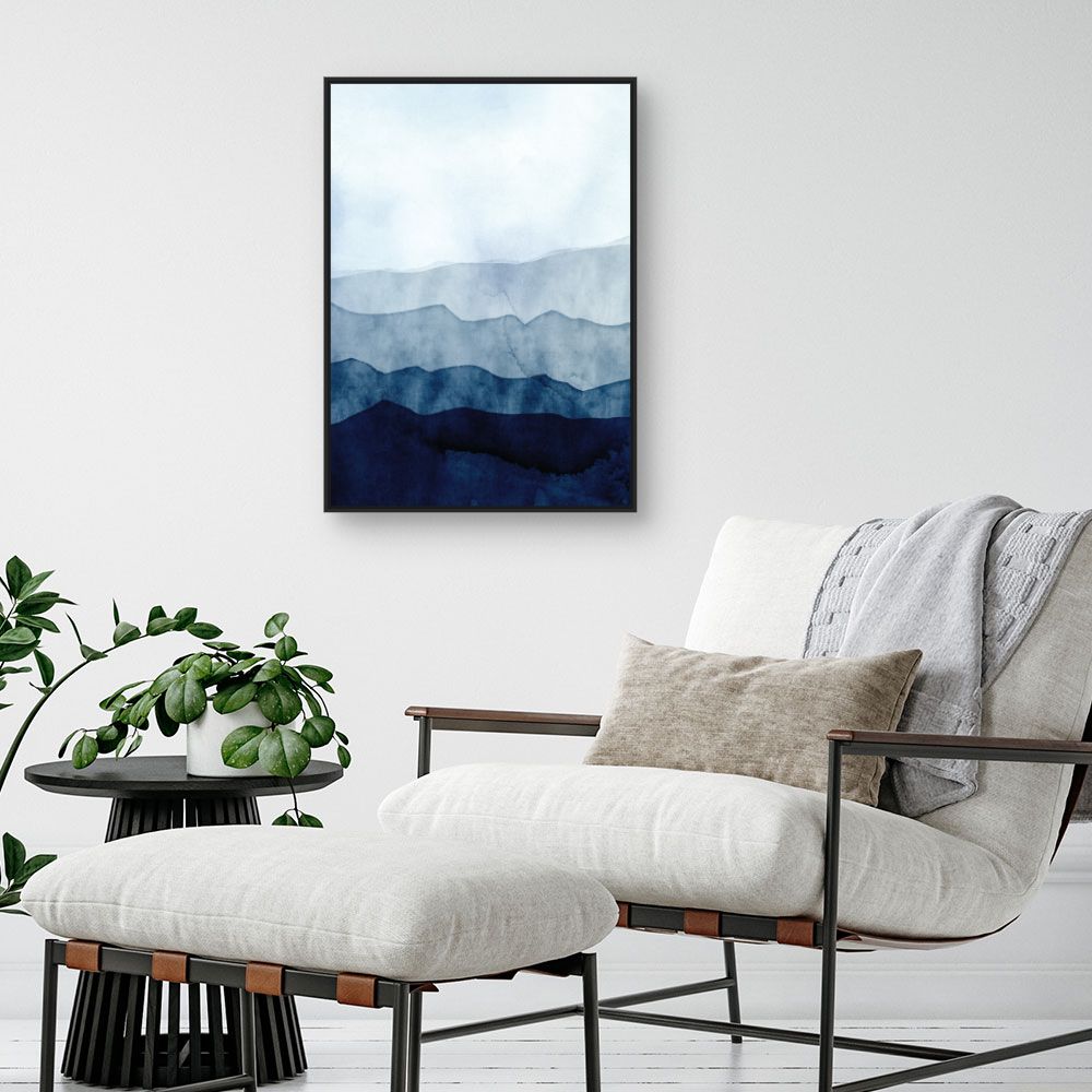 Tableau Vagues aquarelle