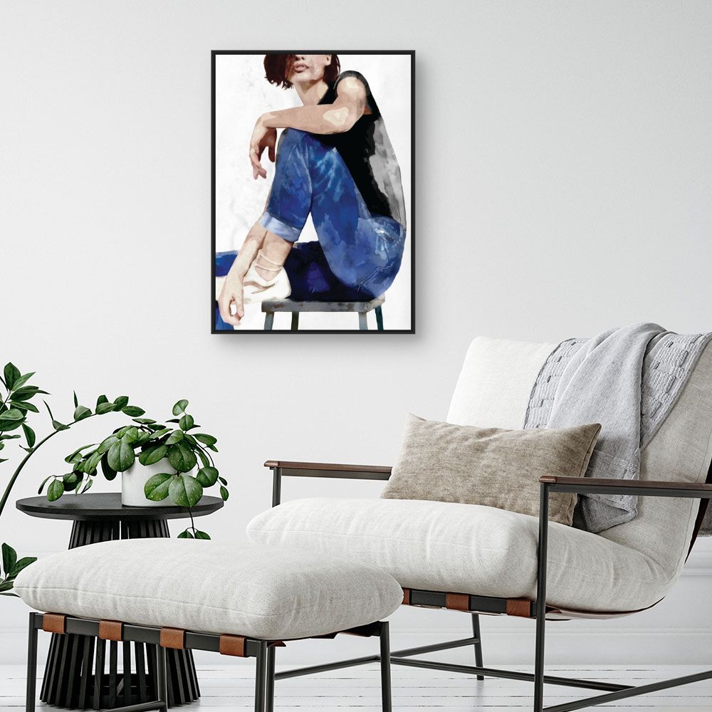 Tableau Silhouette contemporaine stylée