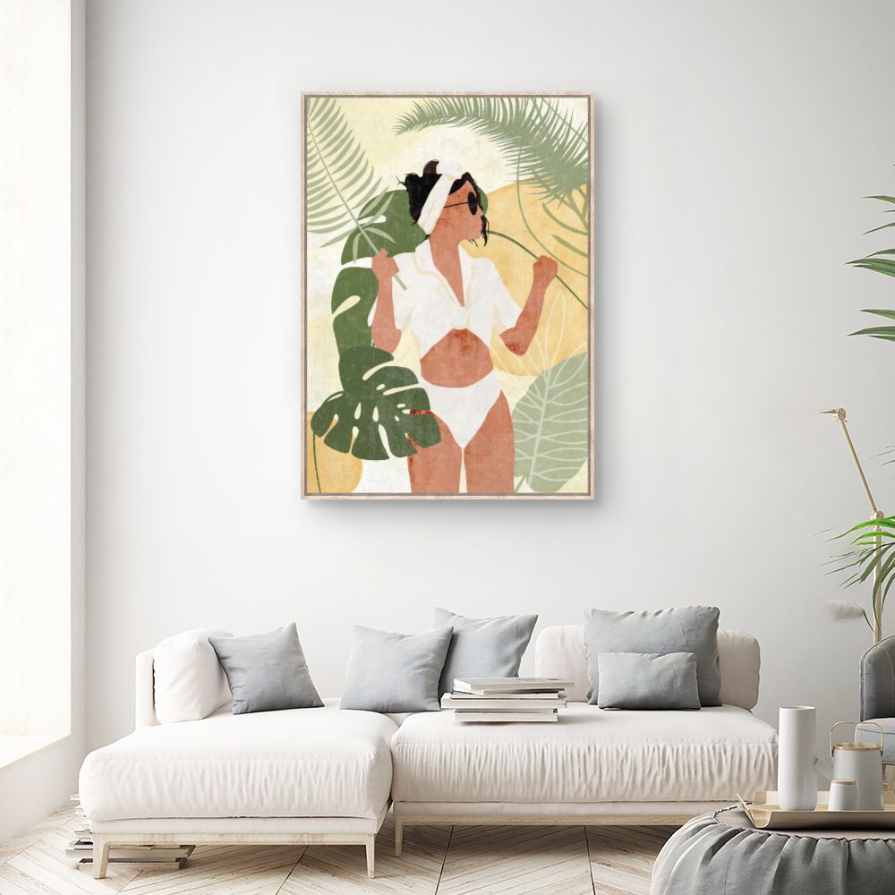 Tableau Femme et nature