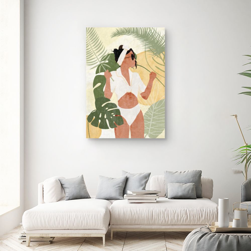 Tableau Femme et nature