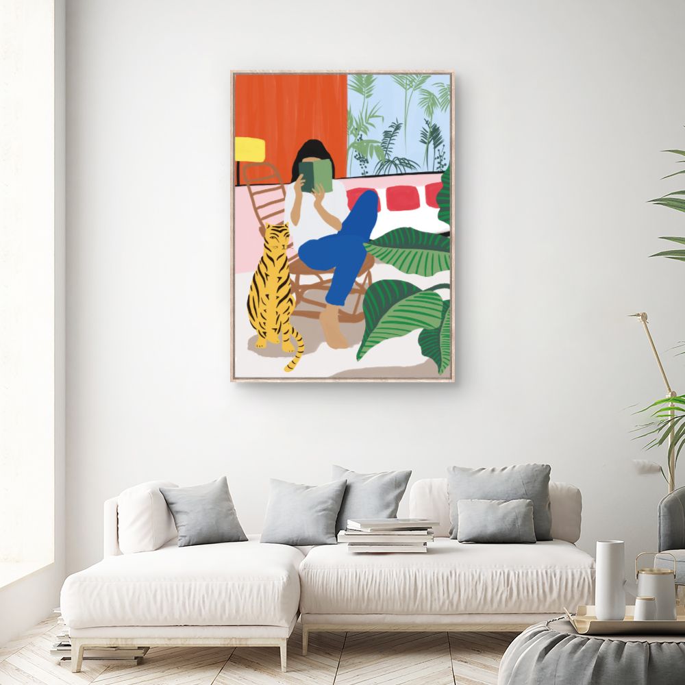 Tableau Lecture relaxante