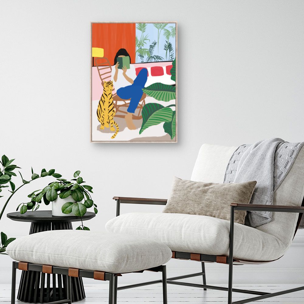 Tableau Lecture relaxante