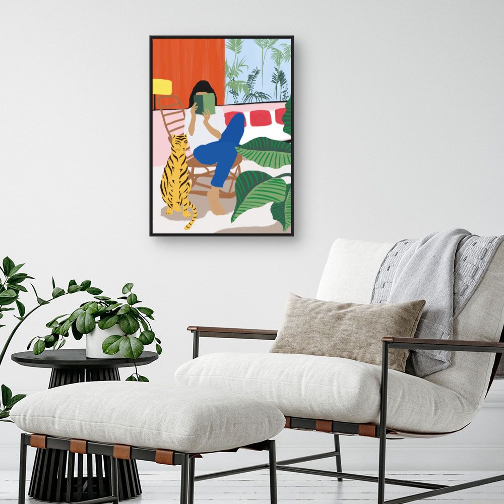 Tableau Lecture relaxante