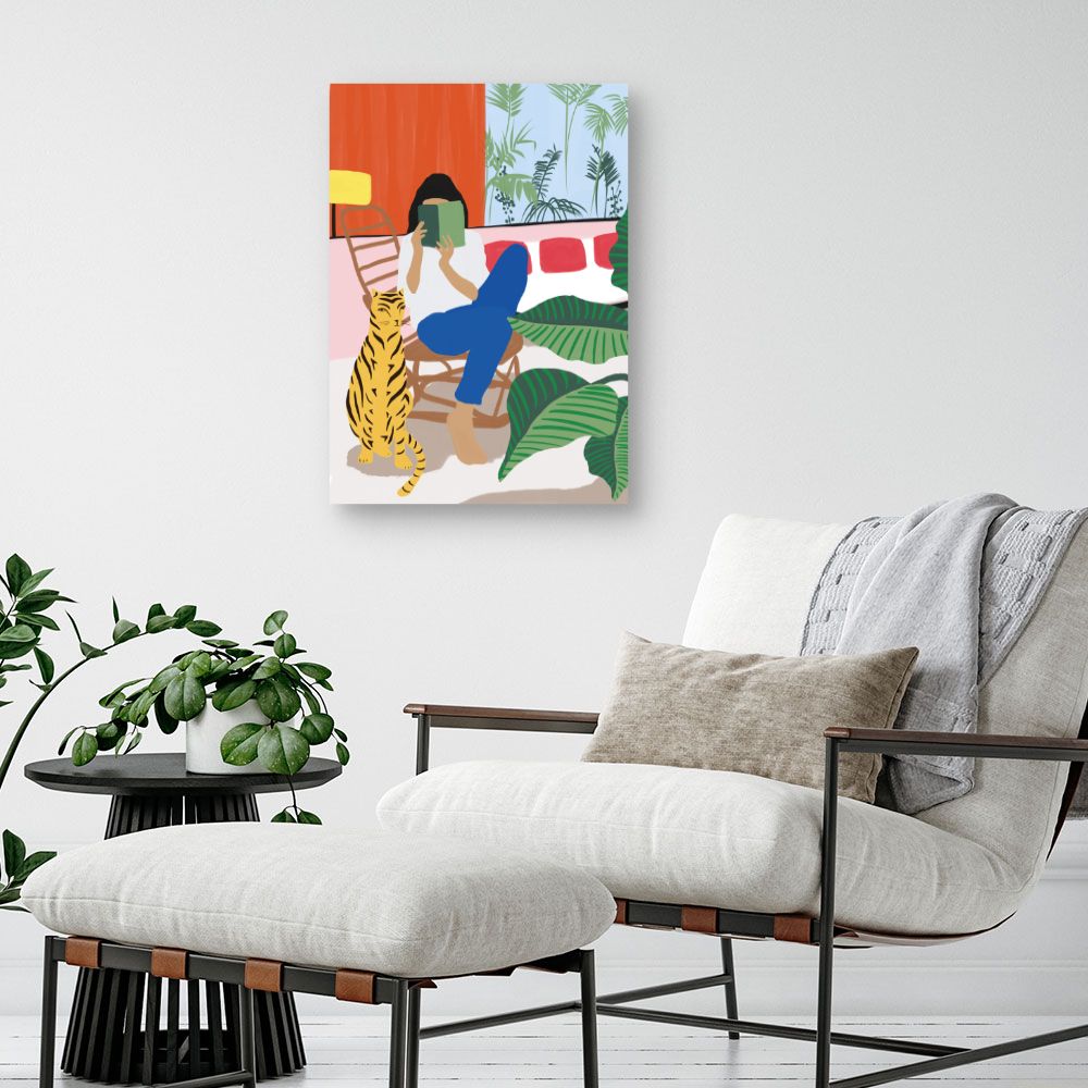 Tableau Lecture relaxante